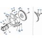 Flywheel Assembly for Kubota KH101 Mini Excavator