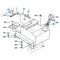 Fuel Tank Assembly for Kubota KH35