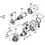 Starter Assembly for Kubota KH41