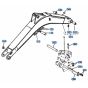 Boom Assembly for Kubota KH51