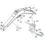 Boom Assembly for Kubota KH66 Mini Excavator