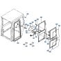 Door Assembly for Kubota KH66 Mini Excavator
