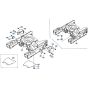 Track Frame Assembly for Kubota KH66 Mini Excavator