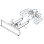 Dozer Assembly for Kubota KH90 Mini Excavator