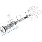 Fuel Camshaft Assembly for Kubota KH90 Mini Excavator