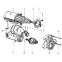 Starter Assembly for Kubota KH90 Mini Excavator
