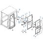 Door Assembly for Kubota KH90 Mini Excavator