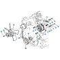 Fan Assembly for Kubota KH90 Mini Excavator
