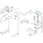 Reserve Tank Assembly for Kubota KX040-5 Mini Excavator