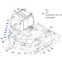 Decals -1 for Kubota KX080-4s Mini Excavator