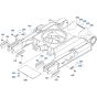 Track Frame Assembly for Kubota KX080-4s Mini Excavator