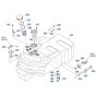 Fuel Tank Assembly for Kubota KX080-5 Mini Excavator