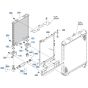 Oil Cooler Assembly for Kubota KX080-5 Mini Excavator