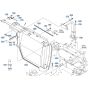 Arch Frame Assembly for Kubota KX080-5 Mini Excavator