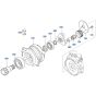 Swivel Motor Assembly -1 for Kubota KX121-3 Mini Excavator