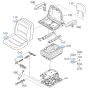 Seat Assembly for Kubota KX121-3 Mini Excavator