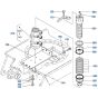 Rotary Joint Assembly for Kubota KX161-3s Mini Excavator