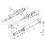 Telescopic Cylinder Assembly for Kubota KX91-3s Mini Excavator