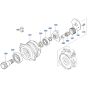 Swivel Motor Assembly -1 for Kubota KX91-3s Mini Excavator
