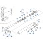 Bucket Cylinder Assembly for Kubota KX91-3s Mini Excavator