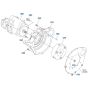 Pump Housing Assembly for Kubota U17-5 Mini Excavator