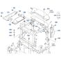 Arch Frame Assembly for Kubota U17-5 Mini Excavator