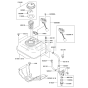 Fuel Tank / Fuel Valve for Kawasaki KWN20A Pump