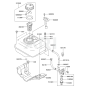 Fuel Tank / Fuel Valve for Kawasaki KWT20A Pump