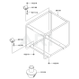 Frame / Coupling for Kawasaki KWT30A Pump