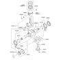 Piston / Crankshaft for Kawasaki KWT40A Pump