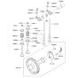 Valve / Camshaft for Kawasaki KWT40A Pump