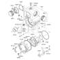 Housing / Frame for Kawasaki KWT40A Pump