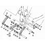 Dipper Arm/Bucket Link Assembly for Kubota KX151 Mini Excavator