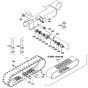 Track and Roller Assembly for Kubota KX41-2 Mini Excavator