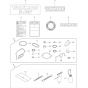 Tool, Label and Gasket Set Assembly for Yanmar L100AE Engine