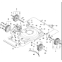 Cutting Deck Assembly for Husqvarna LB 448S Consumer Lawn Mower