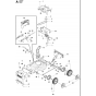 Cutting Deck Assembly for Husqvarna LB 48V Consumer Lawn Mower