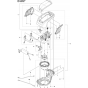 Motor Assembly for Husqvarna LC 347iVX Lawn Mowers