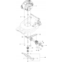 Engine Assembly for Husqvarna LC 347V Lawn Mowers