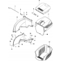 Bagger Assembly for Husqvarna LC 348VE Lawn Mowers