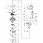 Motor Assembly for Husqvarna LC141C Lawn Mowers