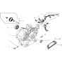 Crankcase Assembly for Loncin LC154F-1 with Oil Alarm (87cc, 2.8hp) Twin Series Engine