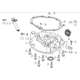 Crankcase Cover Assembly for Loncin LC1P65FA (159cc, 4hp) V-Shaft Engine