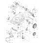 Mower Deck / Cutting Deck Assembly for Husqvarna LC221RH Lawn Mowers