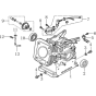 Crankcase Assembly for Loncin LC2500-F Generator