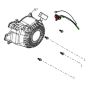 Recoil Starter Assembly for Loncin LC25ZB21-1.7Q Pump