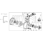 Pump Assembly for Loncin LC25ZB21-1.2Q - 1 Inch Water Pump 