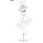 Engine Assembly for Husqvarna LC451 V Consumer Lawn Mower