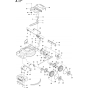 Cutting Deck Assembly for Husqvarna LC48 BE Consumer Lawn Mower