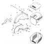 Bagger Assembly for Husqvarna LC48 VE Consumer Lawn Mower